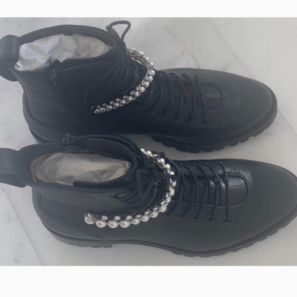 Jimmy Choo pearl boots